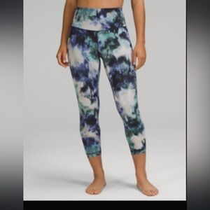BNWT Lululemon Size 6 - Align™ High-Rise Crop 23” Meteor Wash Print Multi